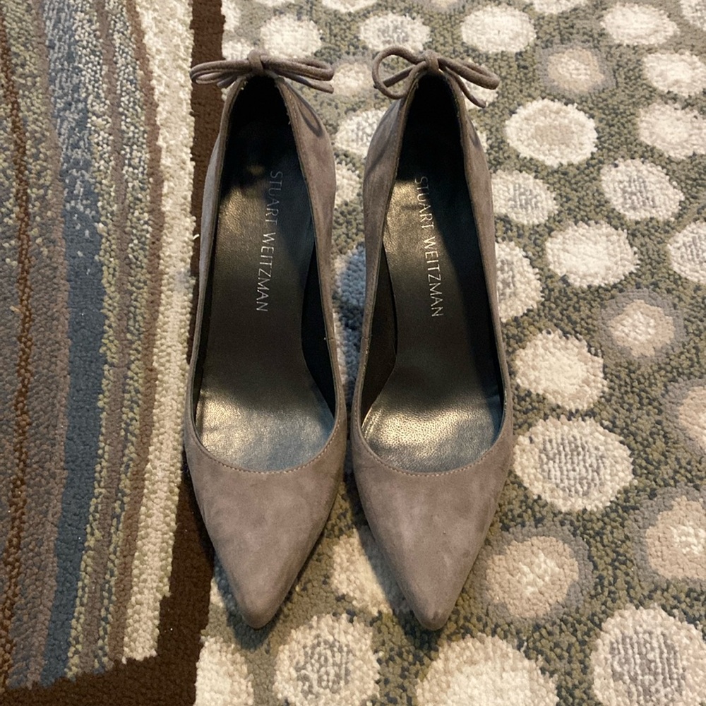 Stuart Weitzman suede stiletto heels